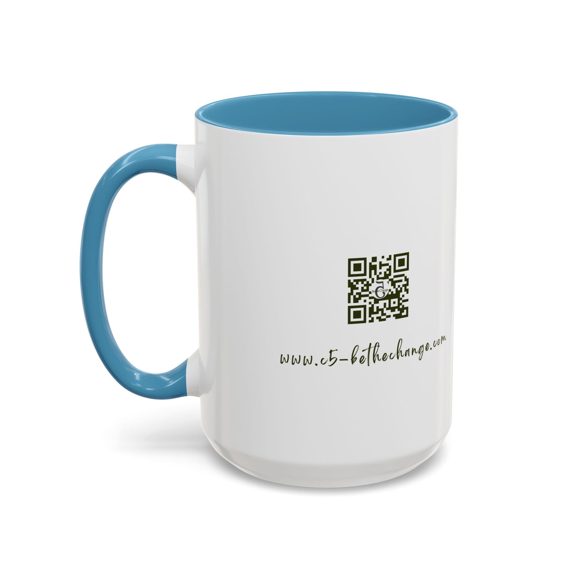 Tall Coffee Mug - Brave, Independent. Thankful, Creative, Happy - 15oz