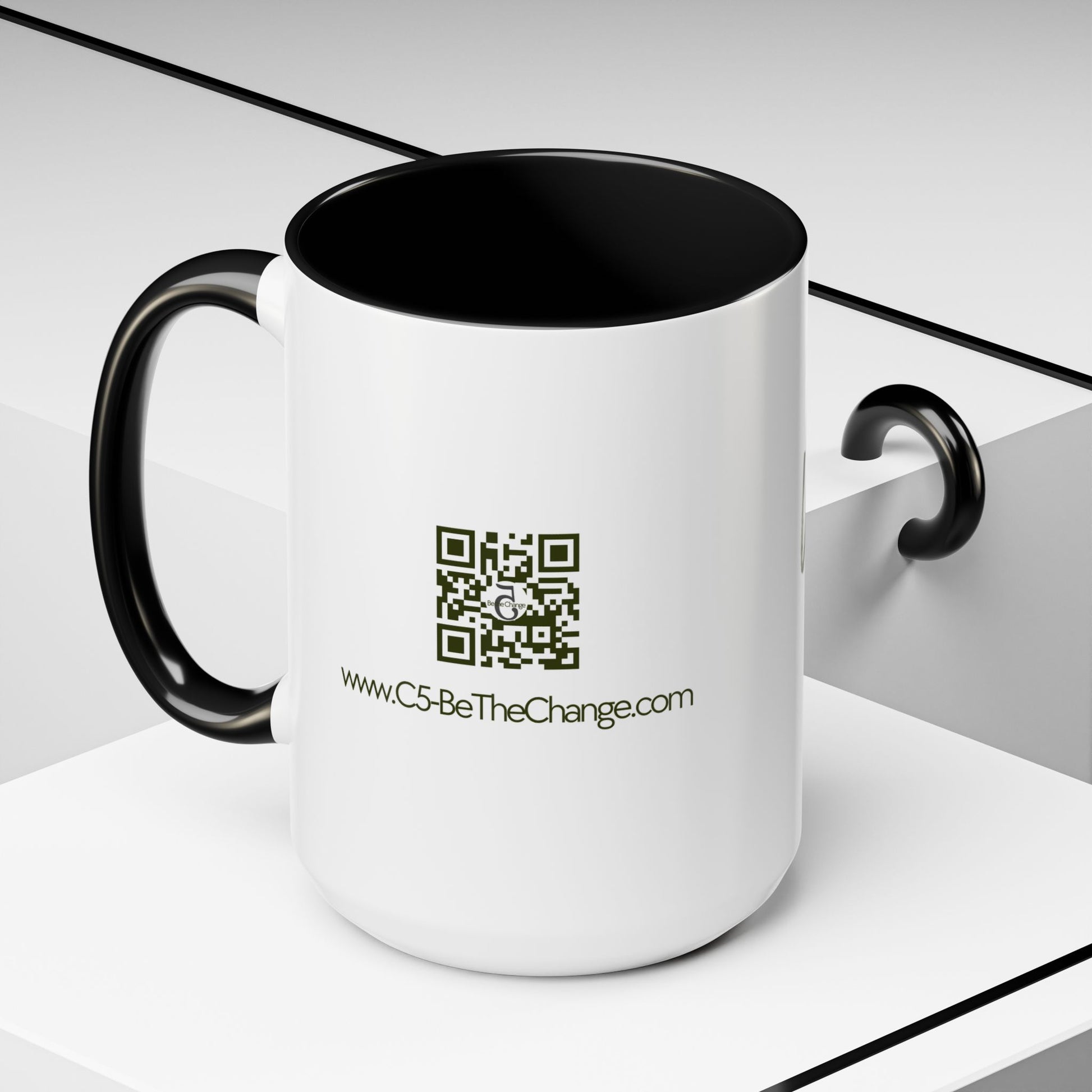 Tall Coffee Mug - Forgiveness, Understanding, Compassion, Kindness - 15oz