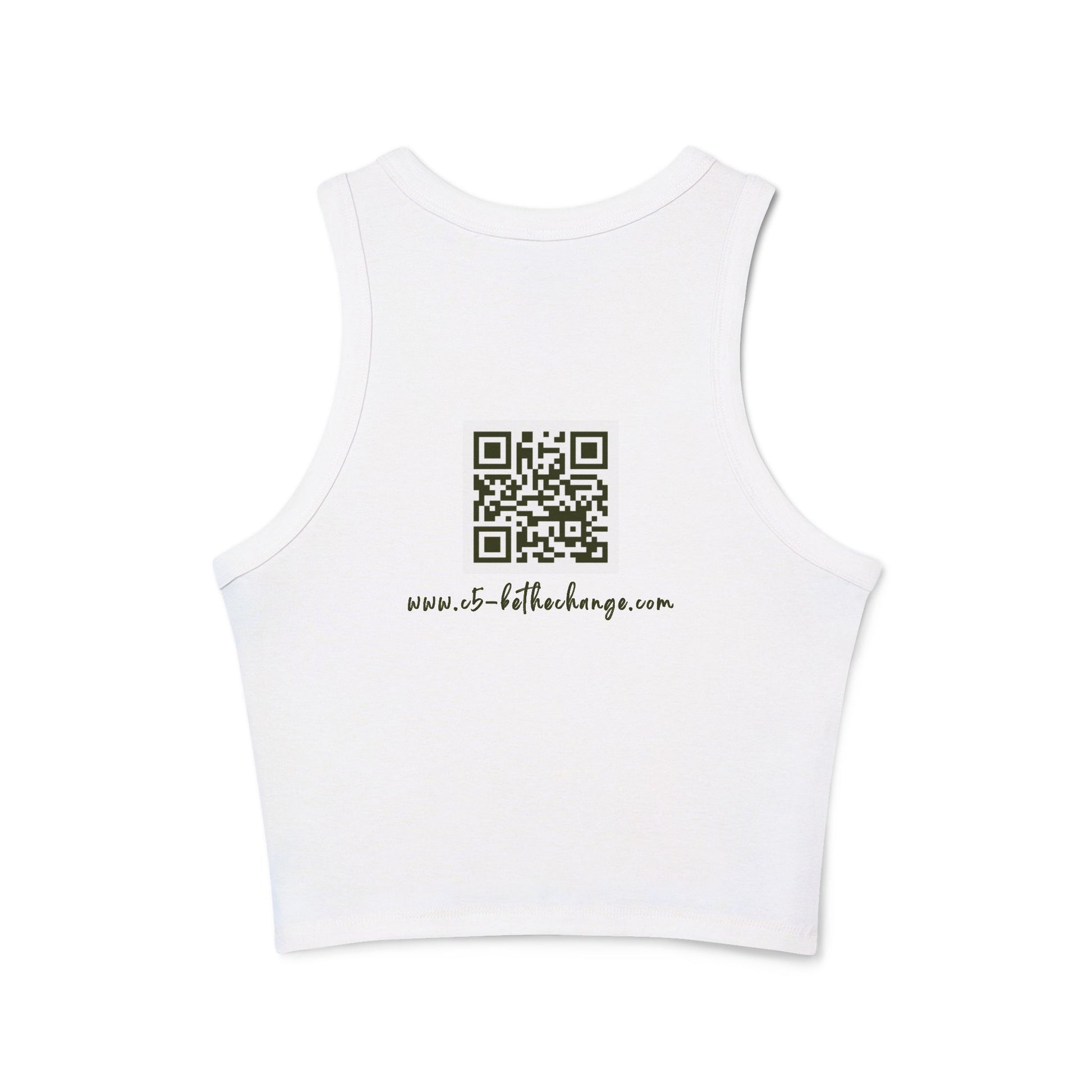 Racer Back Ribbed Micro Tank - Forgiveness, Understanding, Compassion, Kindness