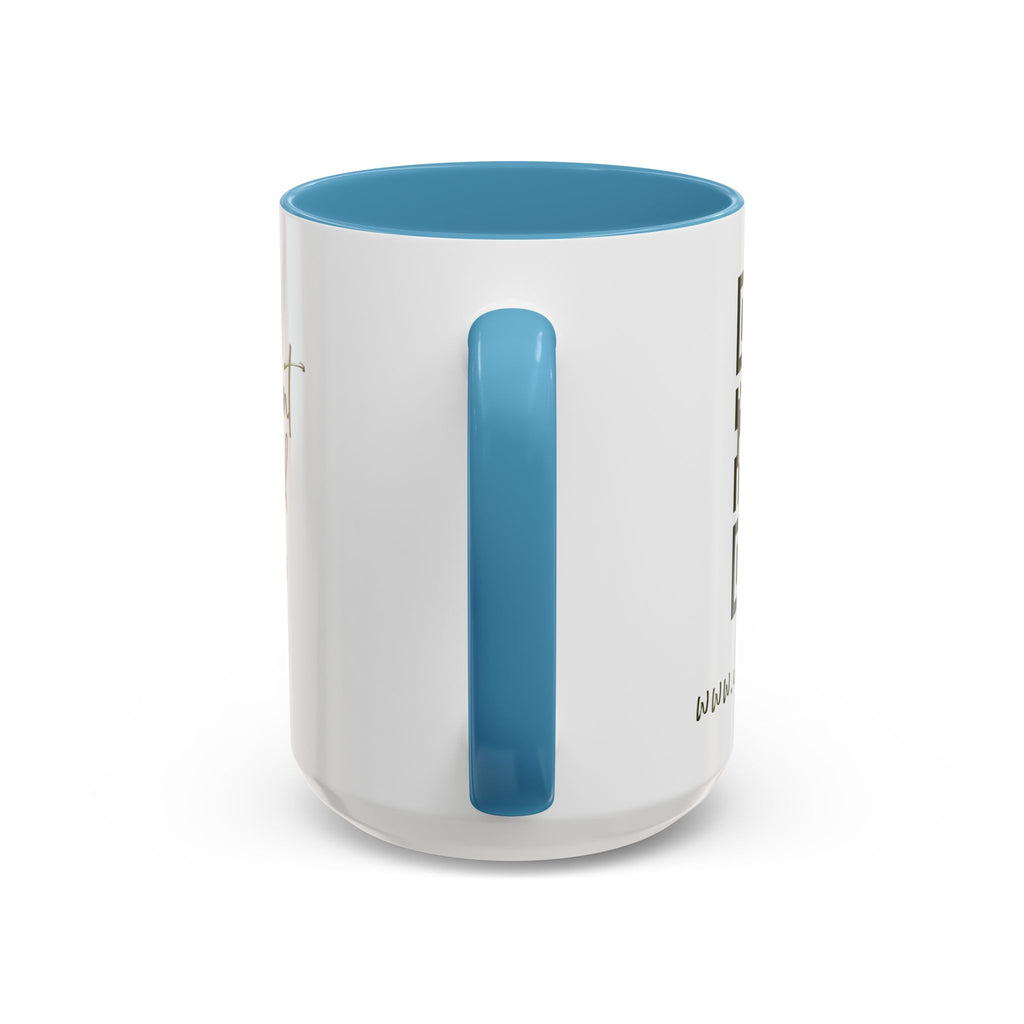 Tall Coffee Mug - Brave, Independent. Thankful, Creative, Happy - 15oz
