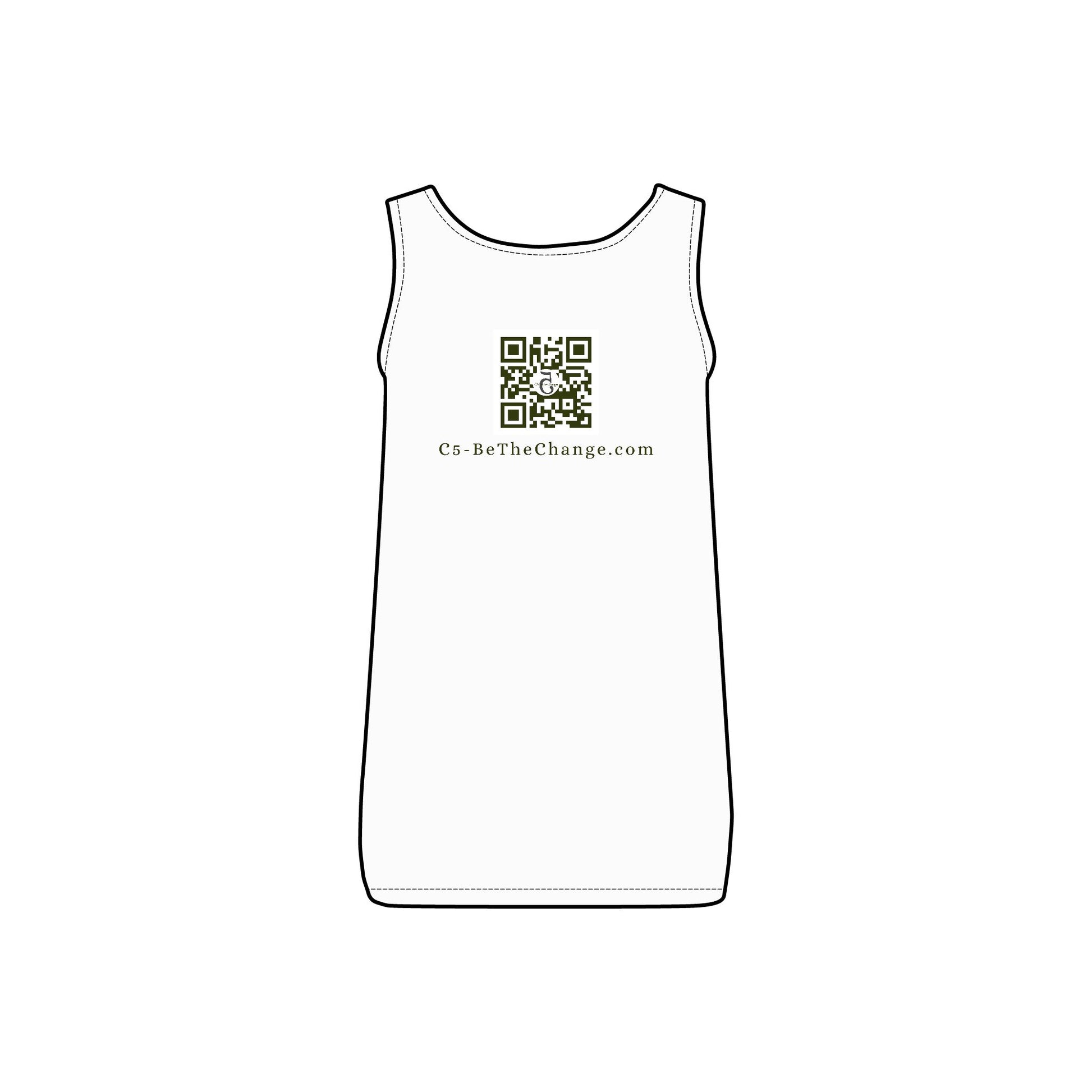 Women's Long Ribbed Tank - Forgiveness, Understanding, Compassion, Kindness