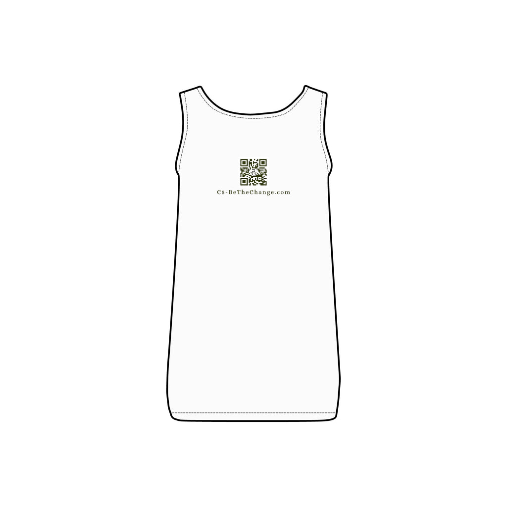 Women's Long Ribbed Tank - Forgiveness, Understanding, Compassion, Kindness