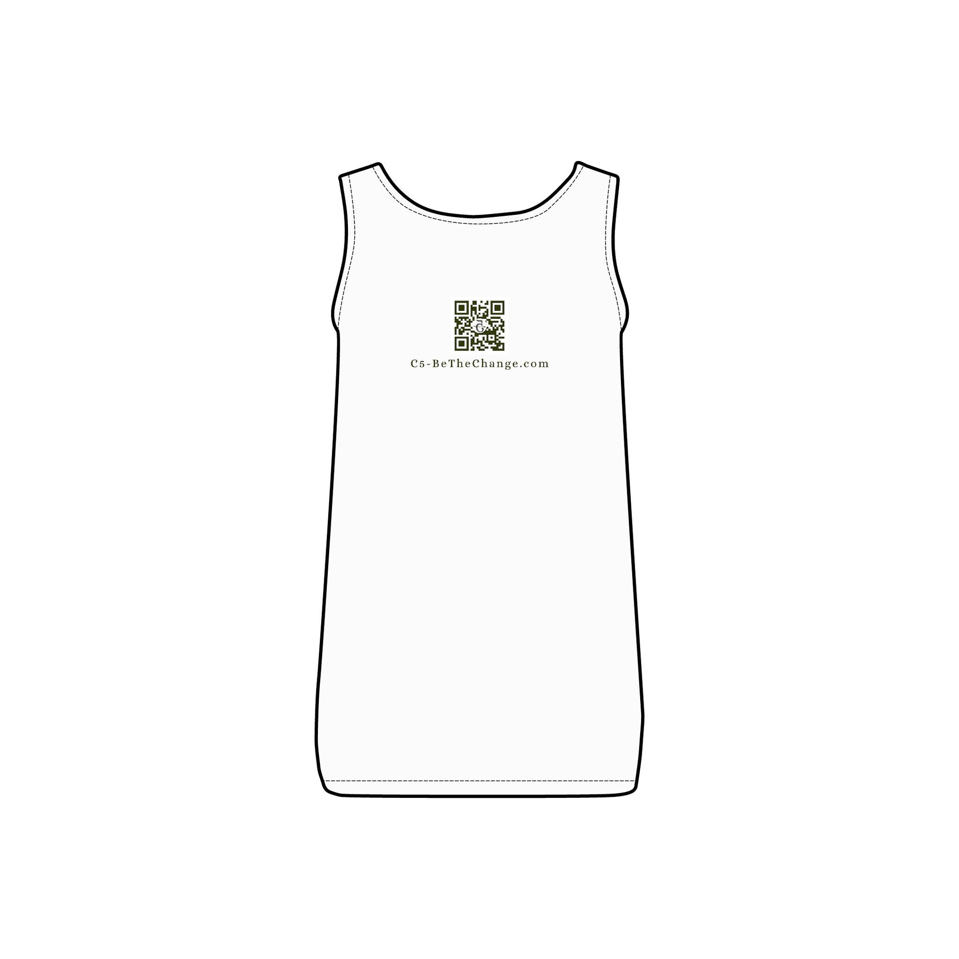 Women's Long Ribbed Tank - Forgiveness, Understanding, Compassion, Kindness
