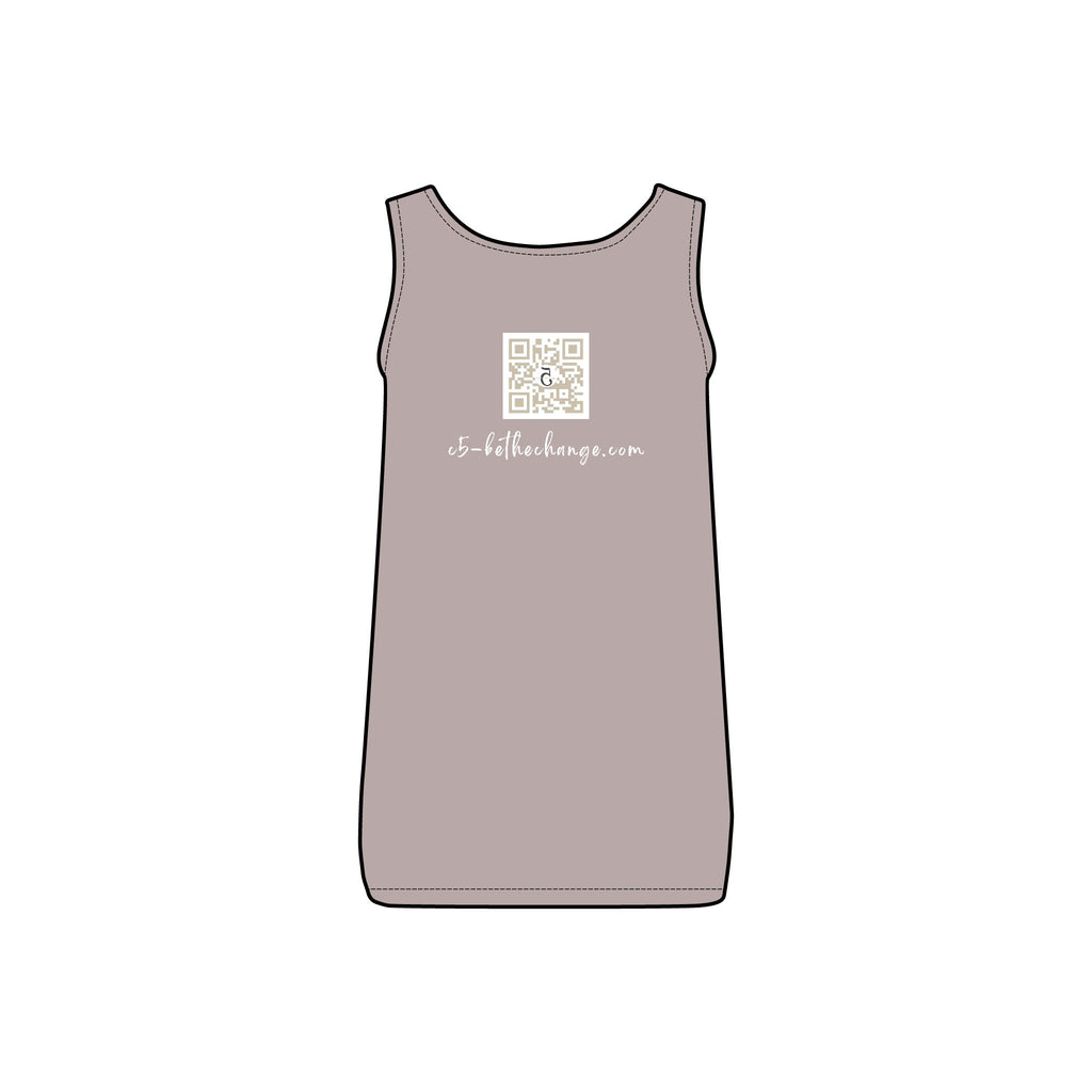 Women's Long Ribbed Tank - Brave, Independent, Thankful, Creative, Happy
