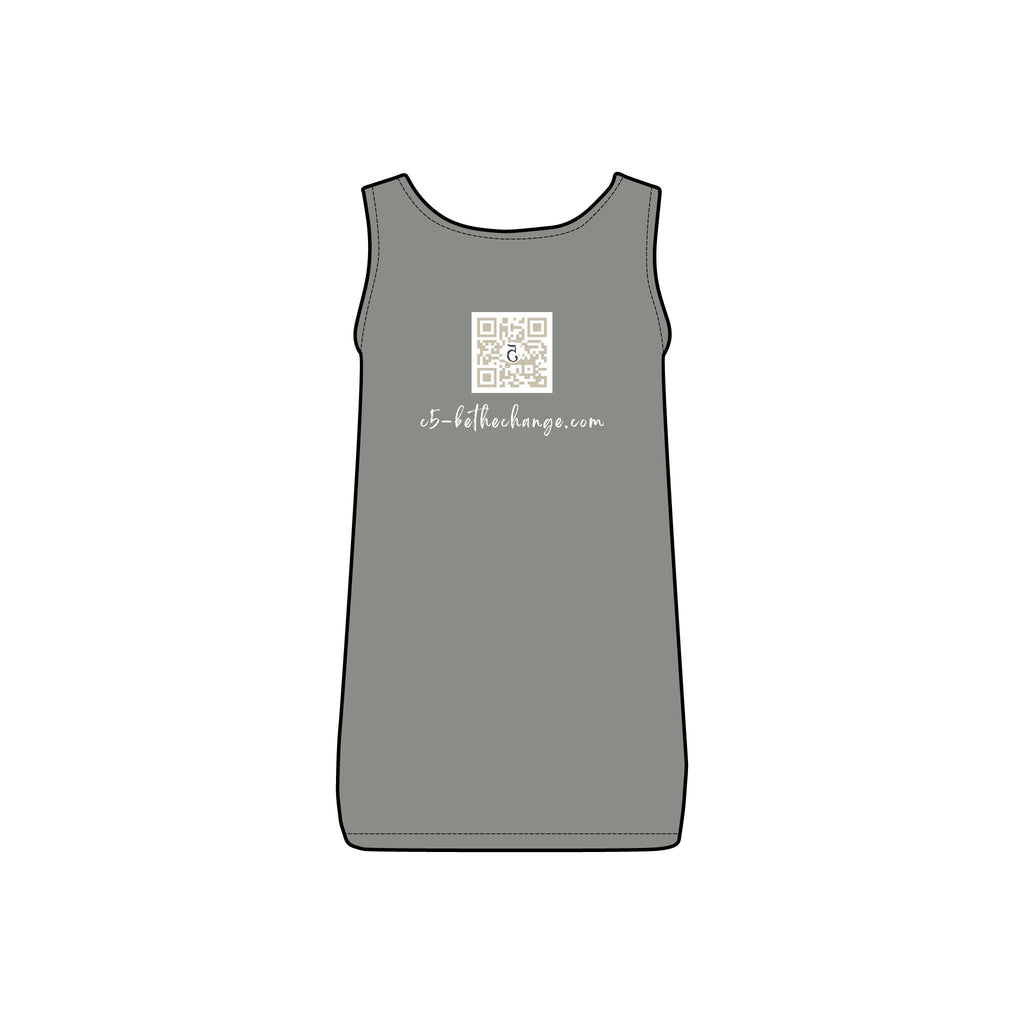 Women's Long Ribbed Tank - Brave, Independent, Thankful, Creative, Happy