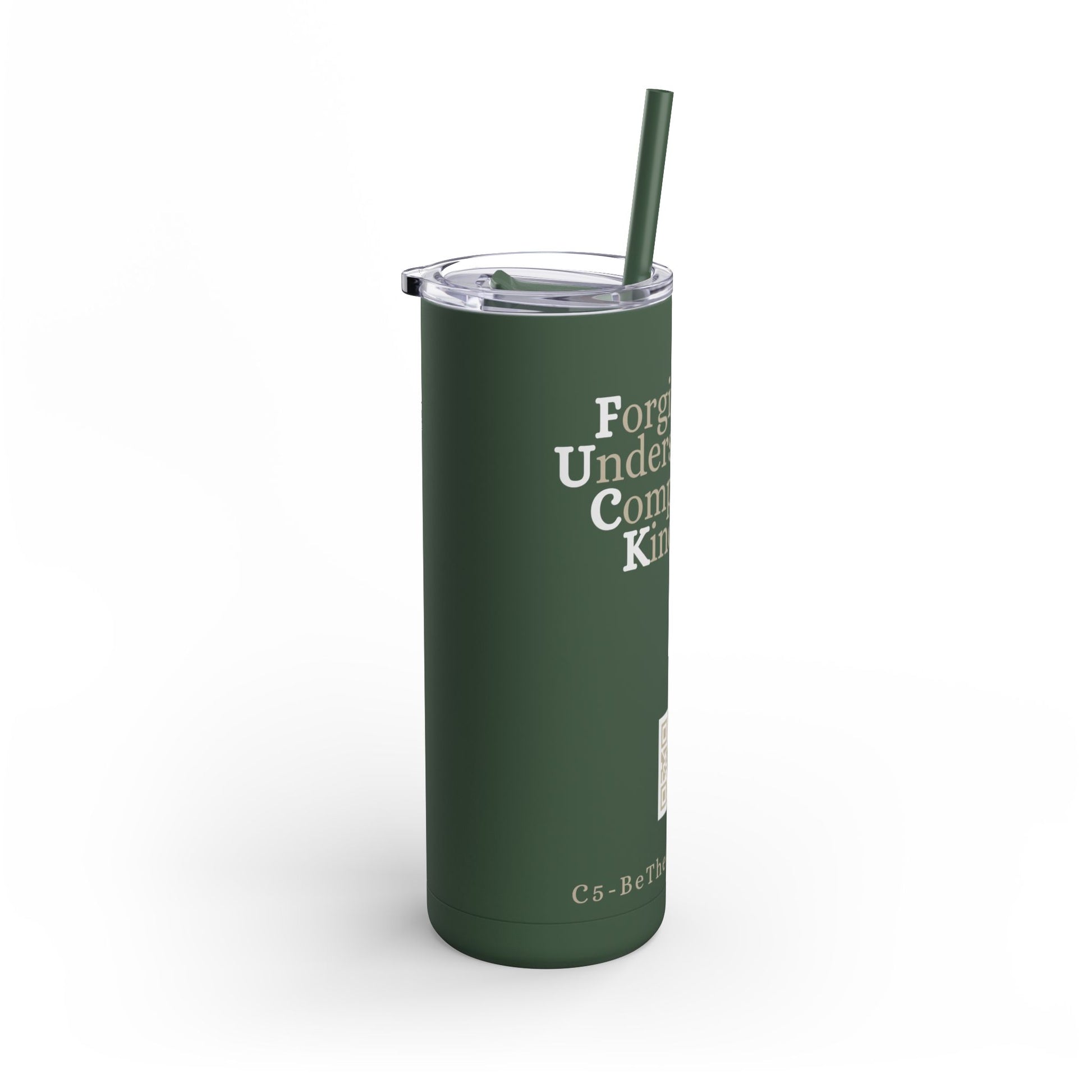 20oz Matte Tumbler - Forgiveness, Understanding, Compassion, Kindness